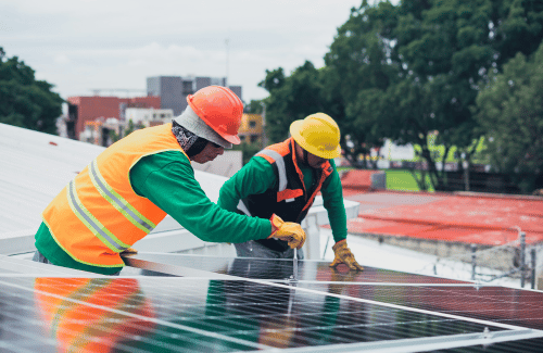 solar power installation